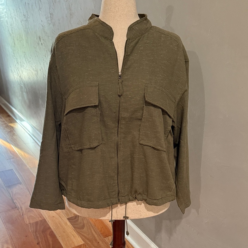 NWT Max Studio Space Dye Utility Jacket